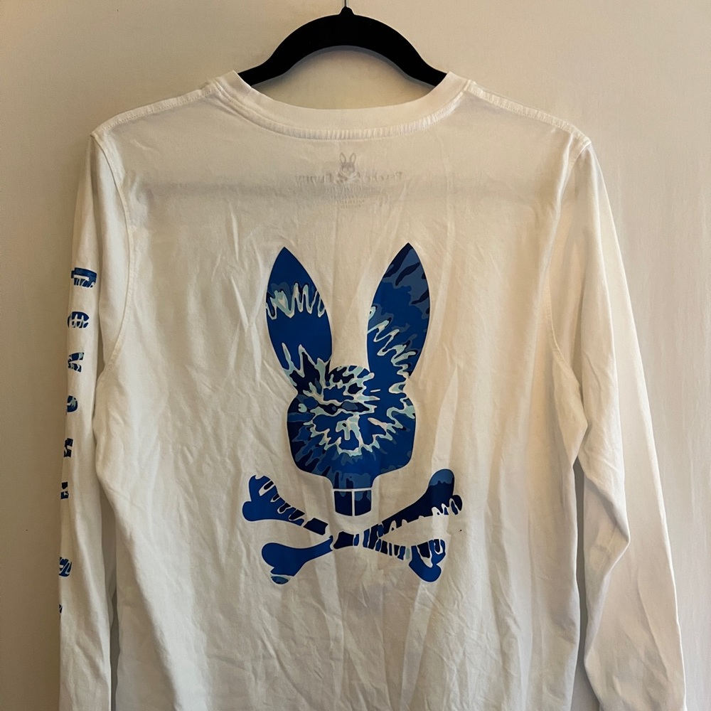 Psycho bunny white NEVER WORN long sleeve - Picture 2 of 2